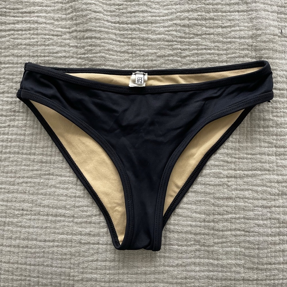 Baserange Black Bell Bikini Bottom